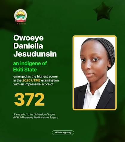 Daniela Owoeye: UTME Top Scorer Credits Prep50 For Success